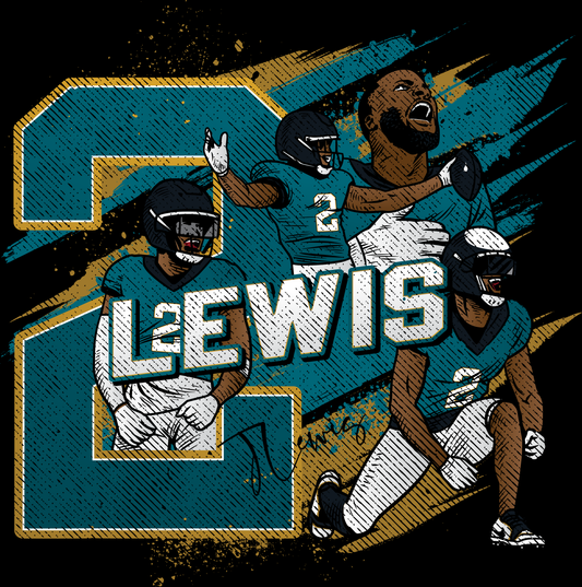 Jourdan Lewis' Adult Pre-Season Apparel Collage