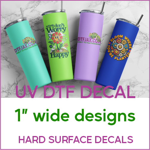 UV DTF Decal 1" Wide