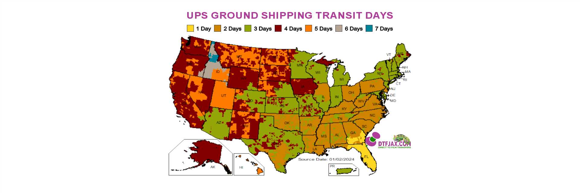 UPS Transit Map – DTFJAX.com