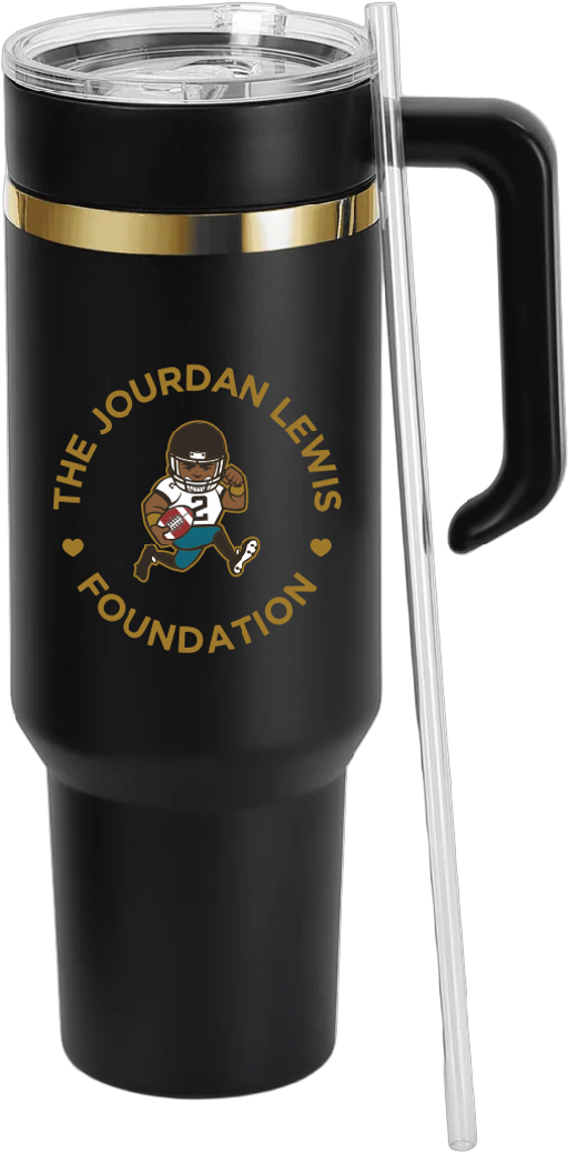 Jourdan Lewis' 40oz Electroplated Tumbler with Handle - Jag
