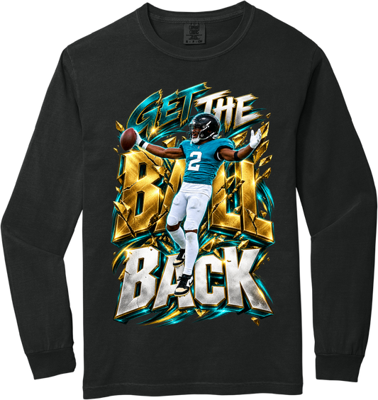Jourdan Lewis' Adult Long Sleeve:  Get The BALL Back 2