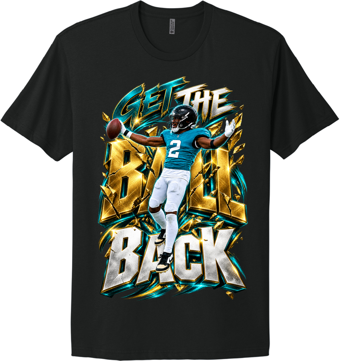 Jourdan Lewis' Adult Short Sleeve:  Get The BALL Back v2