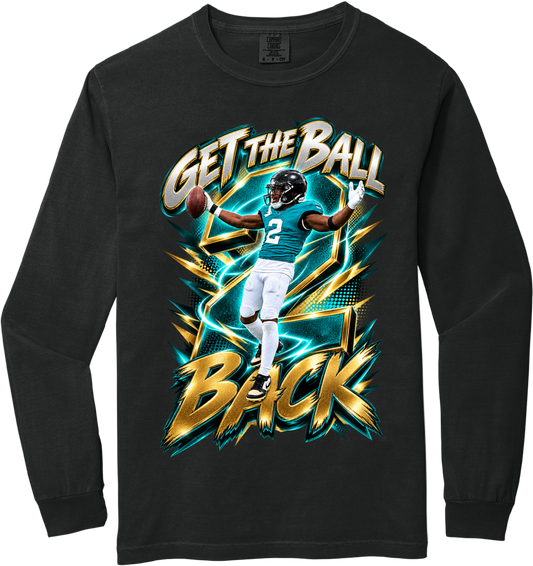 Jourdan Lewis' Adult Long Sleeve:  Get The Ball Back