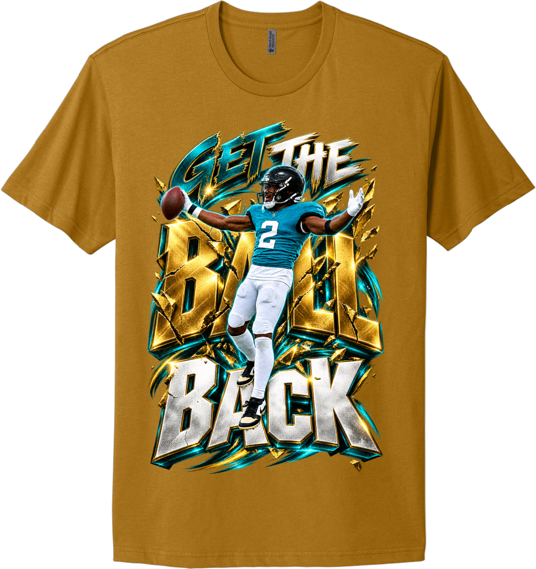 Jourdan Lewis' Adult Short Sleeve:  Get The BALL Back v2