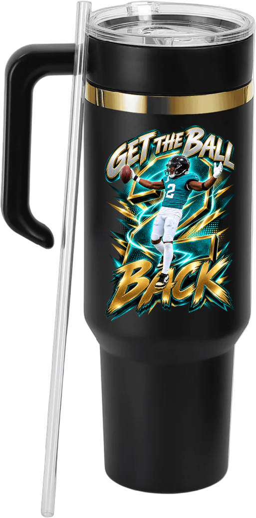 Jourdan Lewis' 40oz Tumbler: Get The Ball Back