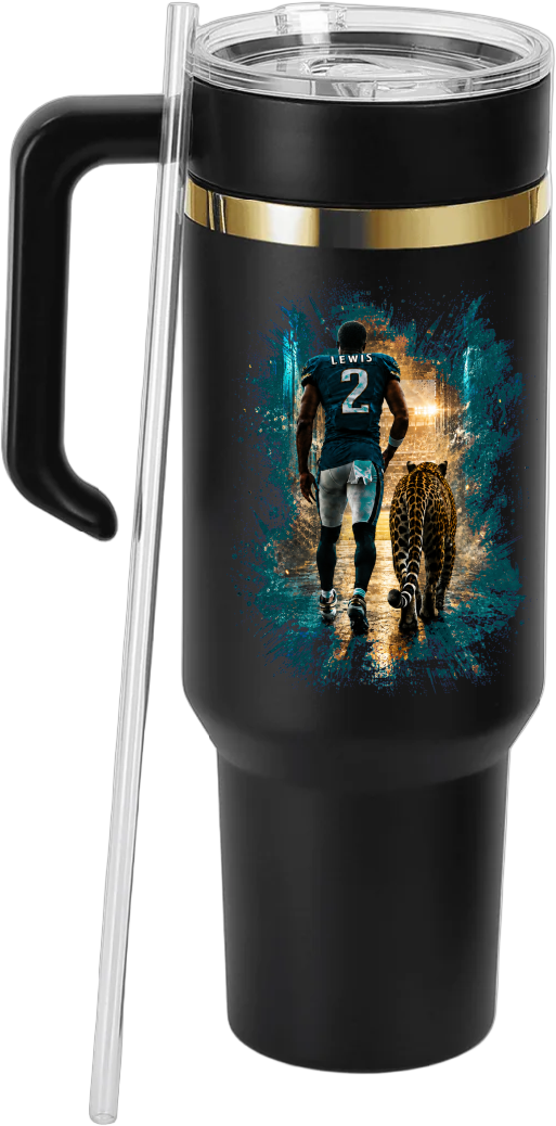 Jourdan Lewis' 40oz Tumbler:  Tunnel Walk